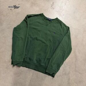 Polo Ralph Lauren Crewneck Mens XL Green Sweater Pullover